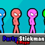 Fête Stickman 4 Joueur